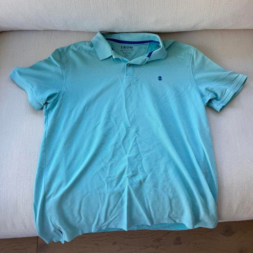 Izod advantage performance aqua blue